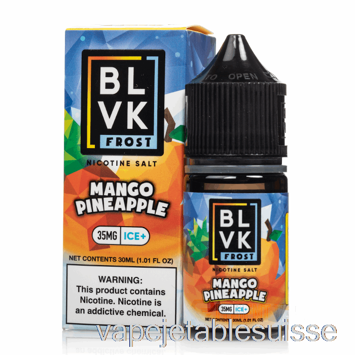 Vape Suisse Mangue Ananas - Sels De Givre Blvk - 30ml 50mg